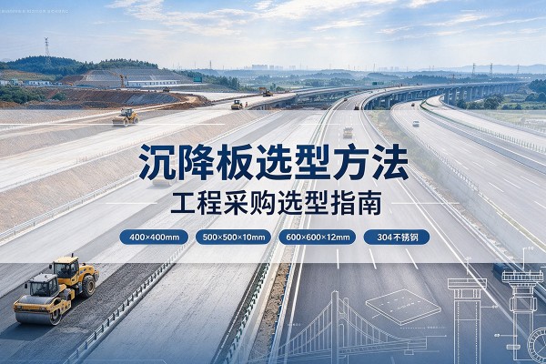崇仁沉降板选择方法