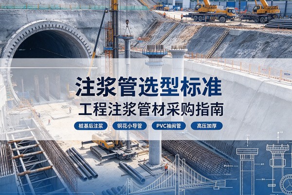 崇仁注浆管选型标准