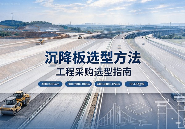 崇仁沉降板选择方法