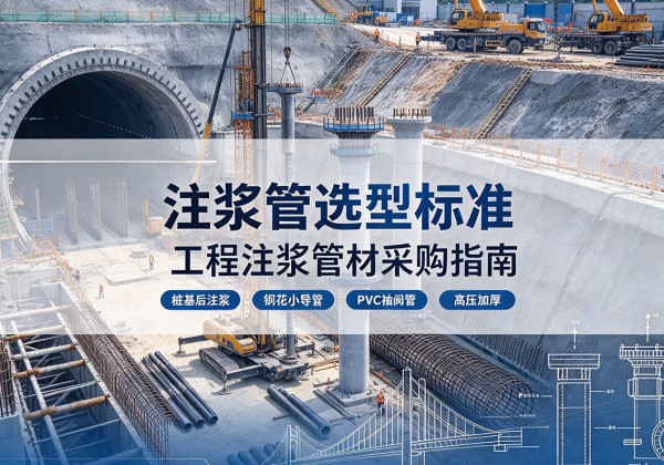 崇仁注浆管选型标准